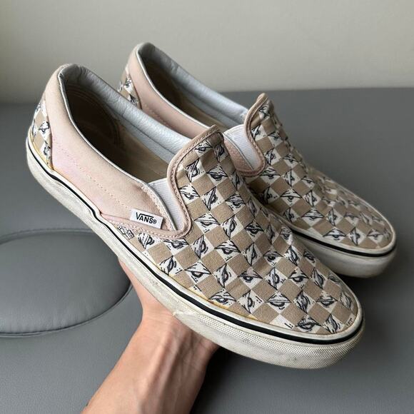 Custom Matty Boy Inspired 99 Eyes Checkered Slip On Vans